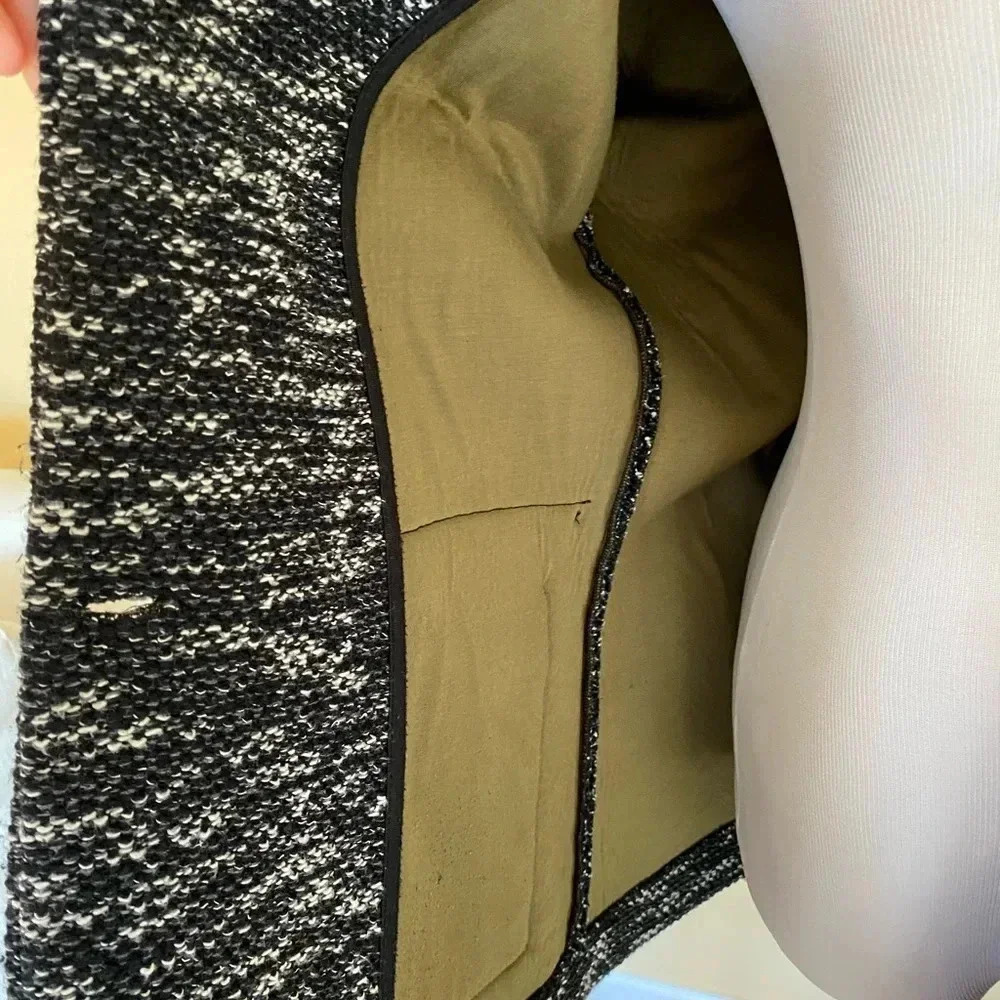 Anthropologie Elevenses Black Motif Minka Jacket Medium - Picture 10 of 11